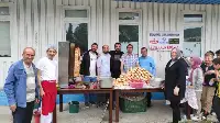ALİFUAPAŞA ORTAOKULUNA ZİYAFET ÇEKİLDİ