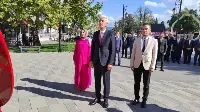 İLKÖĞRETİM HAFTASINDA ÇELENK SUNULDU