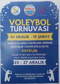 VOLEYBOL TURNUVASI DÜZENLENDİ