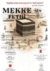 MEKKE'nin FETHİ KONFERANSINA DAVET