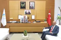 Başkan Yüce Aydoğan'ı ağırladı