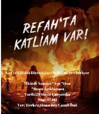 GEYVE’de FİLİSTİN'e DESTEK MİTİNGİ