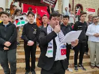 GEYVE’DE İSRAİL LANETLENDİ