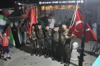 GEYVE FİLİSTİN İÇİN TEK YÜREK OLDU