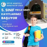 GEYVE İHL'de KALİTELİ EĞİTİM