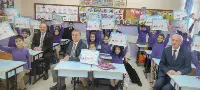Geyve'de Karne Sevinci: Kaymakam ve Başkan Öğrencilerle Buluştu