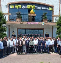Geyveli Muhtarlardan Veda Yemeği